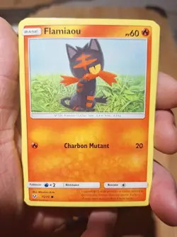 Litten 15/73 FRENCH Shining Legends 2017 Pokemon Card NM Uncommon – TCG - Image 1