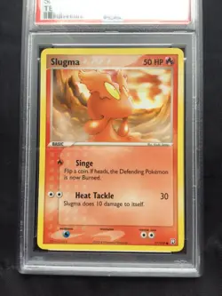 Pokemon Cards: EX Team Rocket Returns Common: Slugma 77/109: PSA 10 - Image 2