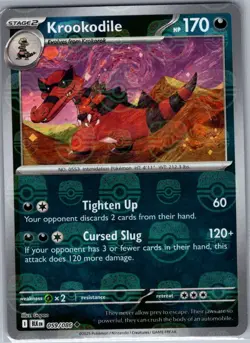 Krookodile Master Ball 059/086 SV: Black Bolt - Pokemon Card - NM - Image 1