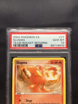 Pokemon Cards: EX Team Rocket Returns Common: Slugma 77/109: PSA 10 - Image 3