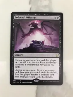 Infernal Offering MTG Magic the Gathering Card NM Near Mint Commander 2021 C21 - Image 1