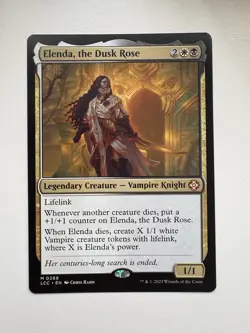 Elenda the Dusk Rose MTG Magic the Gathering Card NM Near Mint LCC - Image 1