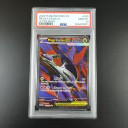 PSA 10 Mega Latias ex 163/132 Pokemon Mega Evolutions Graded Card - Image 1