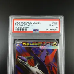 PSA 10 Mega Latias ex 163/132 Pokemon Mega Evolutions Graded Card - Image 2