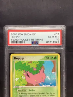 Pokemon Cards: EX Team Rocket Returns Common: Hoppip 57/109: PSA 10 - Image 3