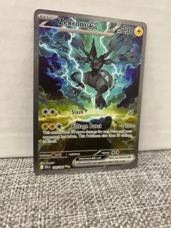 Zekrom EX SIR 166/086 ENGLISH Black Bolt card - Pokemon TCG | Mint 🔥 - Image 3