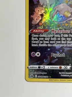 Pokemon Mew GG10/GG70 Ultra Rare Full Art Holo Basic Crown Zenith Gallery Card - Image 4