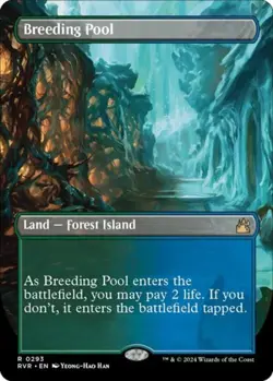 Breeding Pool (Borderless) - Near Mint MTG Ravnica Remastered - Image 1