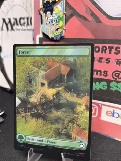 Forest (0854) (Surge Foil) Universes Beyond: Fallout Foil LP MAGIC THE GATHERING - Image 3