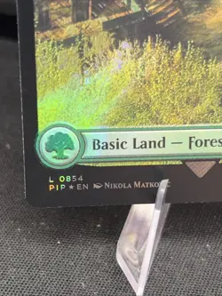 Forest (0854) (Surge Foil) Universes Beyond: Fallout Foil LP MAGIC THE GATHERING - Image 5