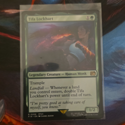 MTG Final Fantasy Tifa Lockhart 0206 Rare Legendary Creature 1/2 Eng - Image 1