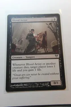 MTG Blood Artist x1- -Avacyn Restored-Lightly Played - Image 1