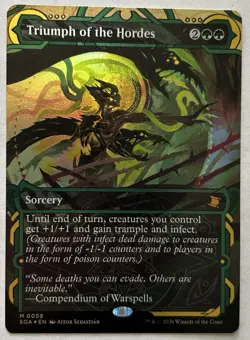 Triumph of the Hordes (M) Foil #59 Secrets of Strixhaven Mystical Archive MTG NM - Image 1