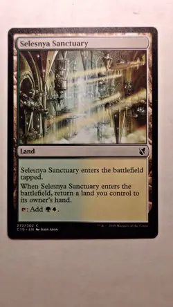 Selesnya Sanctuary (272/302) – Commander 2019 – NM – Magic the Gathering MTG - Image 1