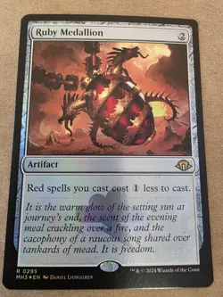 Ruby Medallion - Foil - Modern Horizons 3 - Mtg - Image 1