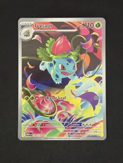 Pokemon Ivysaur 134/132 Me01: Mega Evolution Holo Illustration Rare Full Art - Image 1
