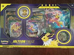 Pokemon Jolteon VMAX Premium Collection Box Factory Sealed +6 Packs Promo 2022 - Image 1