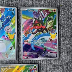 Alola Set - Pokemon TCG First Partner Illustration Collection Series 1 Set - NM - Image 4