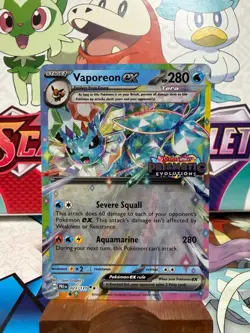 Vaporeon ex 023/131 Stamped - Prismatic Evolutions - Pokemon TCG - SHIPS FAST - Image 1
