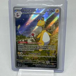 Ampharos 090/086: Chaos Rising Holo Rare Full Art. NM Pokemon - Image 1