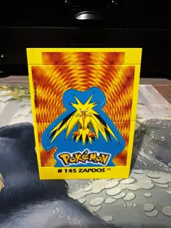 2000 Pokemon Navarrete Kanto Peru Buildable Card Zapdos #145 Vintage US Seller - Image 1