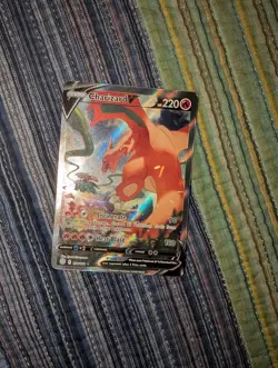 Pokemon TCG Charizard V 154/172 Brilliant Stars Holo Ultra Rare 220 HP - Image 1