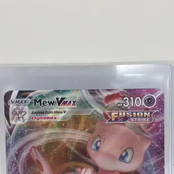 Mew VMAX 114/264 Sword & Shield Fusion Strike Pokemon Ultra Rare Holo Used - Image 2