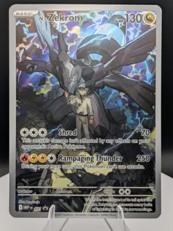Pokemon TCG: Mega Black Star Promo (031) N's Zekrom Illustration Rare (NM) - Image 1