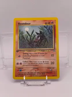 POKEMON Houndour 24/75 Neo Discovery 1st Edition EN EXCELLENT - Image 1