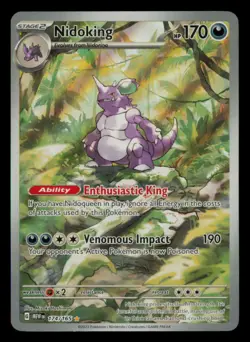 Nidoking 174/165 Illustration Rare 151 Pokemon Near Mint - Image 1