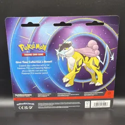 Pokemon Mega Evolution Phantasm Flame Blister 2 Booster Raikou Foil Coin English - Image 2
