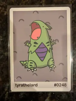 Tyrathelard (Tyranitar) #248 - Gen 2 Pookiemoot Fan Art - Pokemon - Image 1