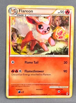 LP Flareon 44/95 Call of Legends Pokemon Illustrator 'kawayoo' 2011 - Image 1