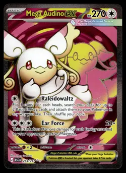 Mega Audino ex 253/217 Ultra Rare Ascended Heroes Pokemon - Image 1
