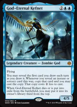 God-Eternal Kefnet -Foil Near Mint MTG War of the Spark - Image 1