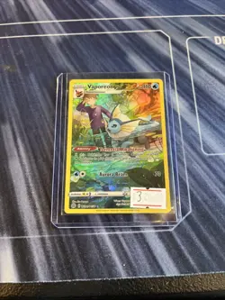 Pokemon TCG Vaporeon (Brilliant Stars TG02/TG30) Trainer Gallery Holo NM - Image 3