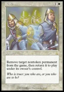 Flicker - Medium Play MTG Urza's Destiny - Image 1