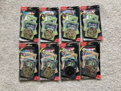 x 8 Pokemon TCG Mega Evolutions Premium Checklane Blister Tyranitar /Meowscarada - Image 1