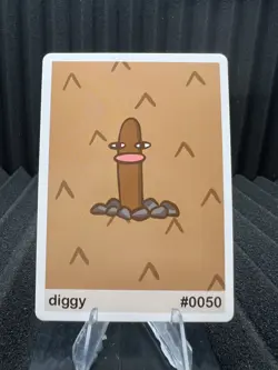 Diggy (Diglett) #50 - Gen 1 Pookiemoot Fan Art- Pokemon - Image 1