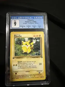 Pokemon Jungle Pikachu 1st Edition PSA 9 Mint #60/64 Red Cheeks 1999 WOTC - Image 2