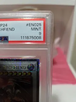 Yu-Gi-Oh! Red Dragon Archfiend Quarter Century Secret Rare MP24-EN025 PSA 9 - Image 3