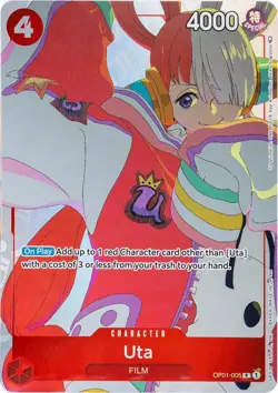 Uta (Gift Collection 2023) OP01-005 English Promo One Piece Card Game - Image 1