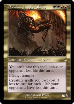 Rakdos, Lord of Riots (Retro Frame) -Foil Light Play English MTG - Image 1