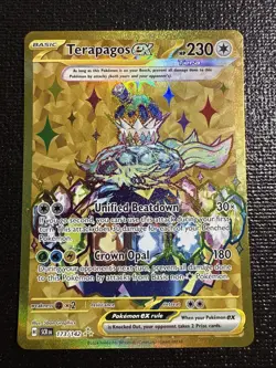 Pokemon TCG Terapagos EX 173/142SV07: Stellar Crown Hyper Rare Holo Card - Image 2