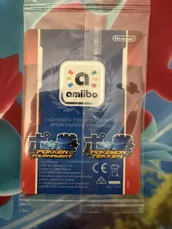 Pokemon Shadow Mewtwo Amiibo Card SEALED New Pokken Tournament Pokemon Card - Image 4