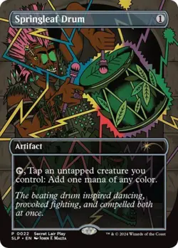 Springleaf Drum -Foil Near Mint MTG Promos: Pro Tour - Image 1