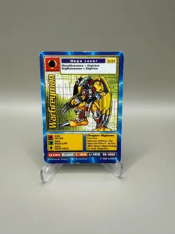 WarGreymon ST-84 2000 Bandai Swedish Exclusive Promo Digimon Card TCG - Image 1