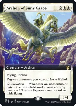 Archon of Sun's Grace (Extended Art) - Theros Beyond Death (THB) (FOIL) NM - Image 1
