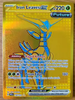 Pokemon Prismatic Evolutions - 176/131 Iron Leaves - Hyper Rare - NM - Image 1