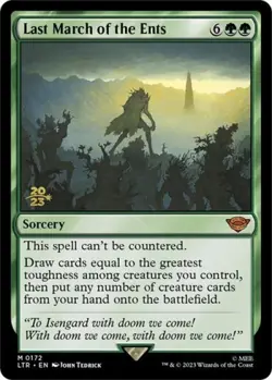 Last March of the Ents -Foil Light Play MTG Promos: Prerelease Cards - Image 1